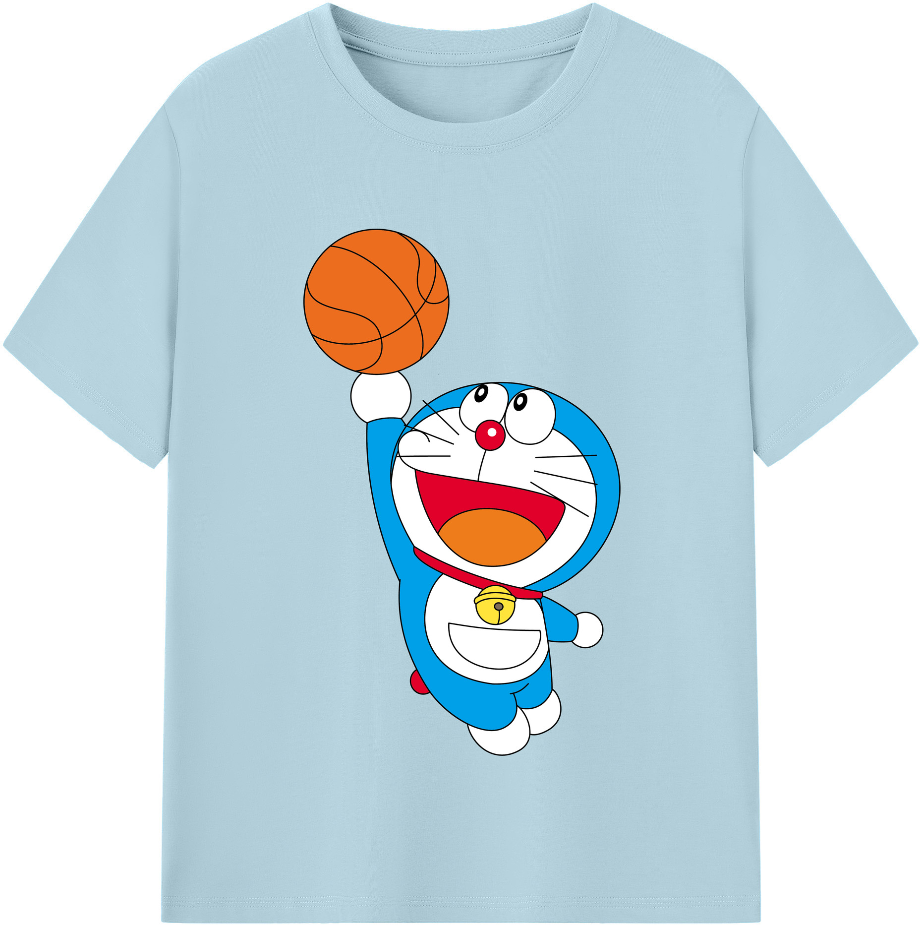 （画像用） ドラえもん Doraemon 綿100％半袖Tシャツ（フロントプリント）
